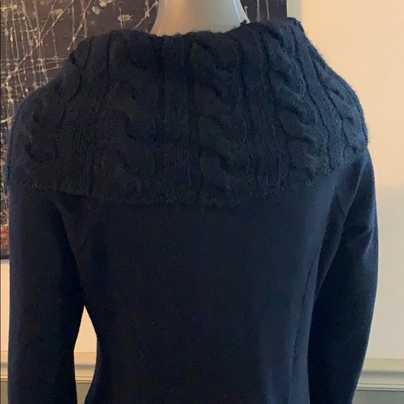 Siste’s Italian Wool Blend Asymmetrical Knit Coat - Picture 4 of 15